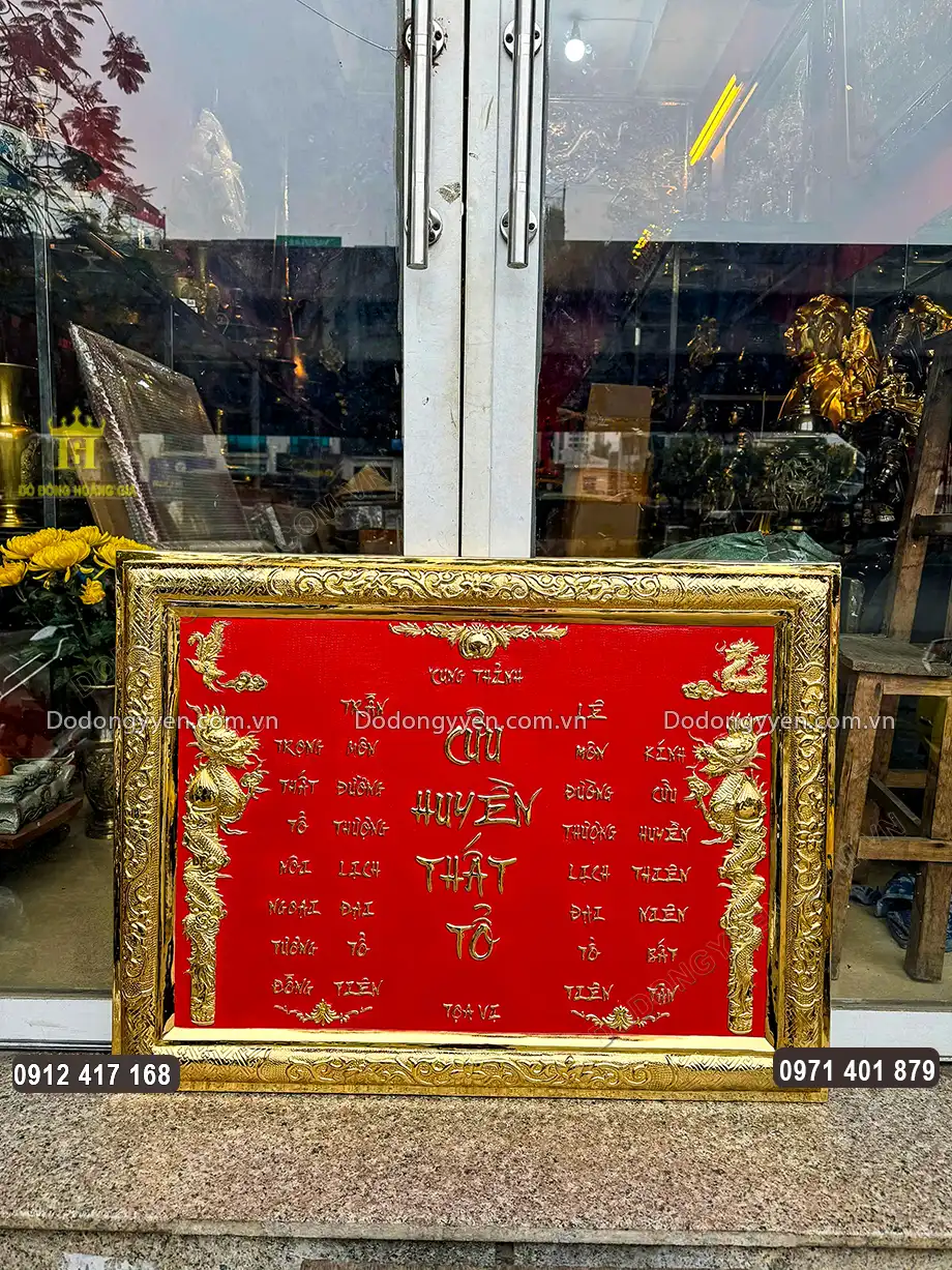 Khung tranh liền đồng v&ocirc; c&ugrave;ng chắc chắn
